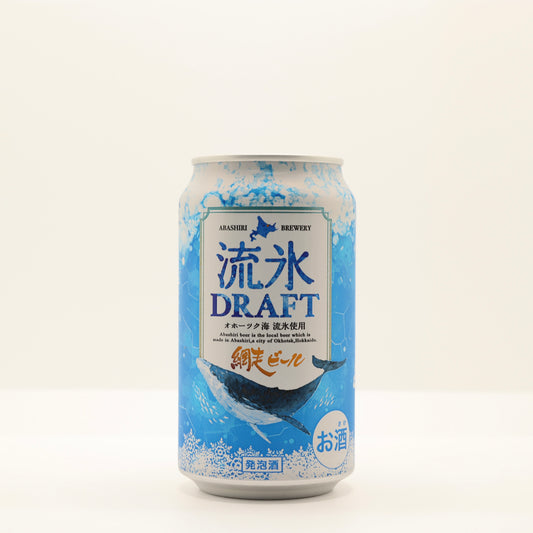網走ビール　流氷ドラフト　缶　350ml（24本）